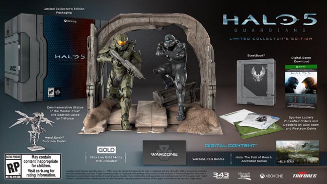 ��������, ��� ��������� � �������� Halo 5 Limited Edition